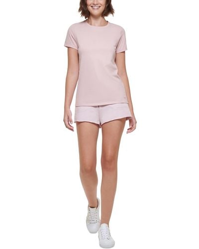Calvin Klein Performance Cotton Short-sleeve Crewneck T-shirt - Pink