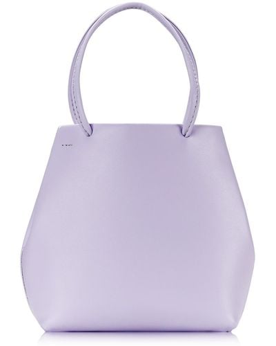 Gigi New York Sydney Mini Leather Shopper Bag - Purple