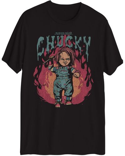 Hybrid Chucky Short Sleeve T-shirt - Black