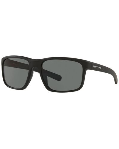 Native Eyewear Native Wells Polarized Sunglasses - Black