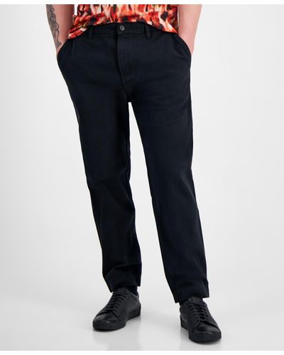 HUGO By Boss Tapered-fit Chino Pants - Blue