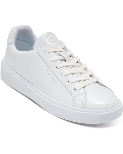 Cole Haan Grand Crosscourt Daily Lace-up Low-top Sneakers - White