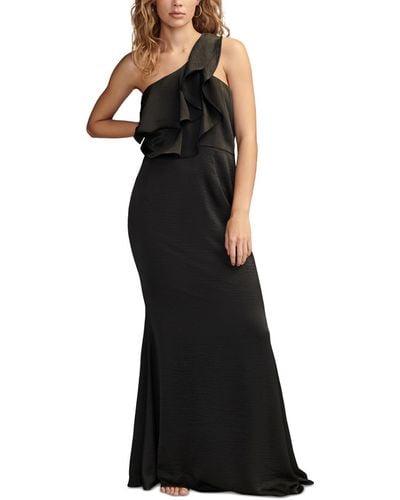 Lucky Brand Ruffled One-shoulder Dress - Black