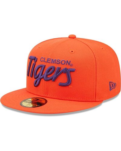 KTZ Clemson Tigers Griswold 59fifty Fitted Hat - Orange