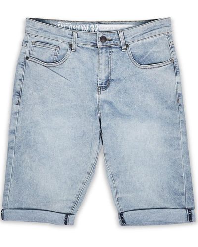 Reason Big And Tall Asher Denim Shorts - Blue