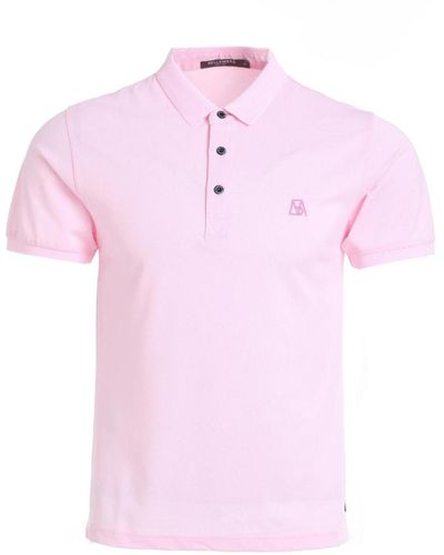 Bellemere New York Bellemere Plain Cotton Polo - Pink
