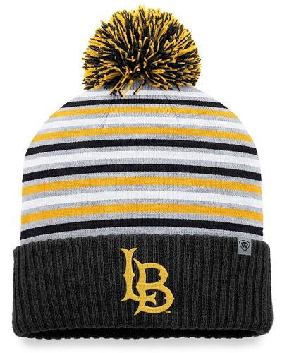 Top Of The World Cal State Long Beach The Beach Dash Cuffed Knit Hat - Yellow