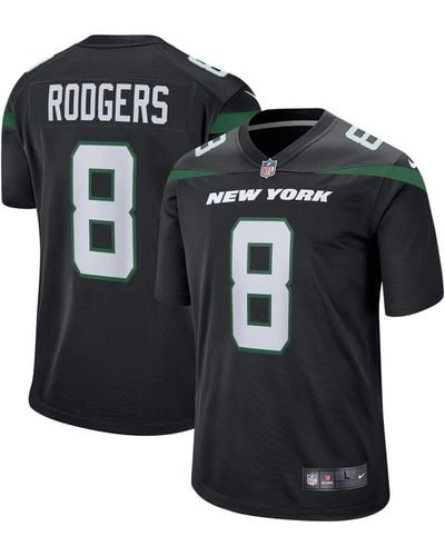 Nike Aaron Rodgers New York Jets Game Jersey - Black