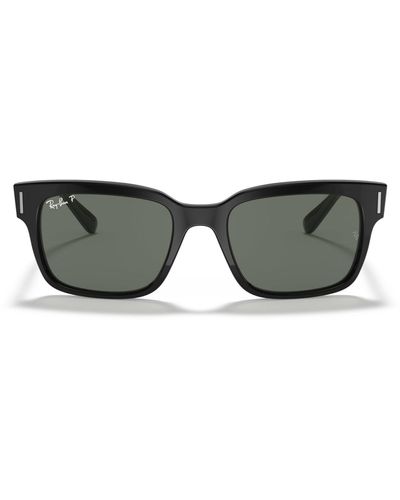Ray-Ban Jeffrey Polarized Sunglasses - Black