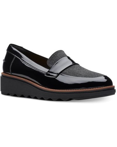Clarks Collection Sharon Gracie Loafers - Black