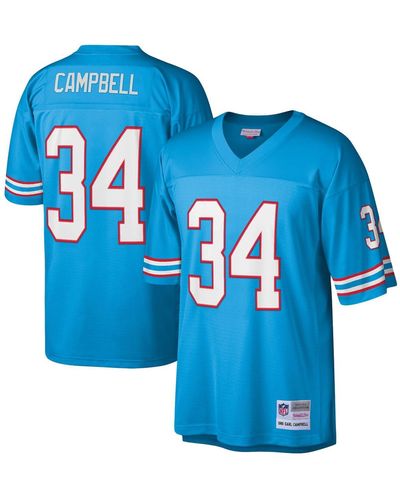 Mitchell & Ness Earl Campbell Houston Oilers Legacy Replica Jersey - Blue
