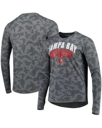 MSX by Michael Strahan Tampa Bay Buccaneers Performance Camo Long Sleeve T-shirt - Gray