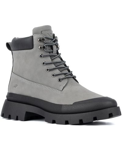 Xray Jeans Joel Lace Up Boots - Gray