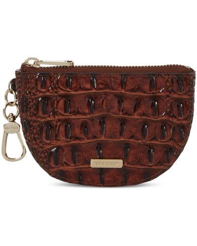 Brahmin Britt Melbourne Embossed Coin Pouch - Brown