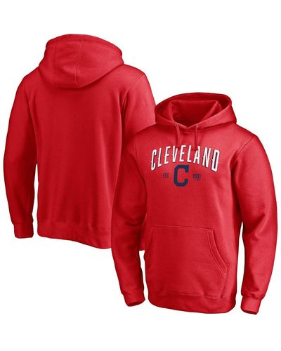 Fanatics Cleveland Indians Big And Tall Cooperstown Collection Ultimate Champion Pullover Hoodie - Red