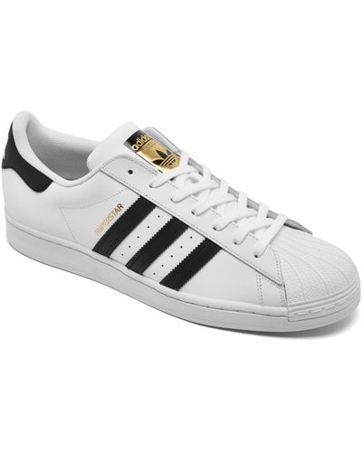adidas Originals Superstar Casual Sneakers From Finish Line - White