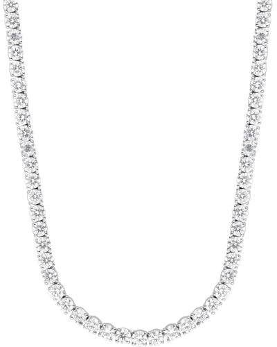 Badgley Mischka Lab Grown Diamond 18" Tennis Necklace (28-1/2 Ct. T.w. - White