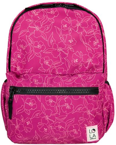 Lola California Small Backpack - Pink