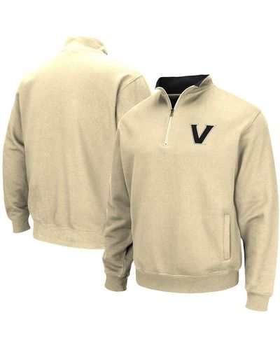 Colosseum Athletics Vanderbilt Commodores Tortugas Quarter-zip Jacket - Natural