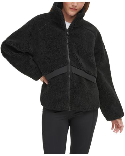 Calvin Klein Performance Reversible Sherpa Jacket - Black