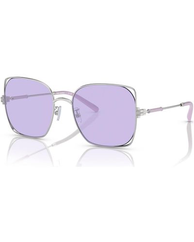 Tory Burch 55mm Square Sunglasses - Purple