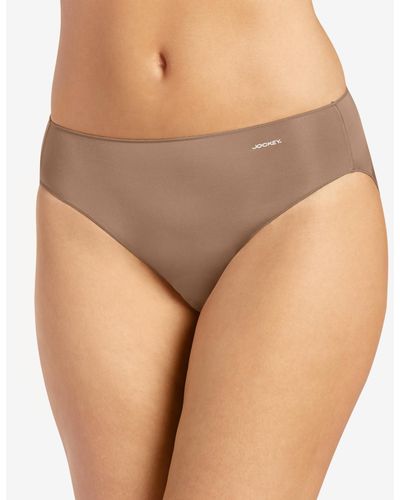 Jockey No Panty Line Promise Bikini Underwear 1370 - Brown