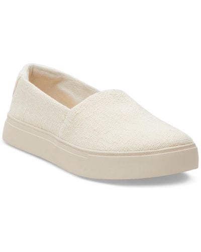 TOMS Kameron Casual Slip On Platform Sneakers - White
