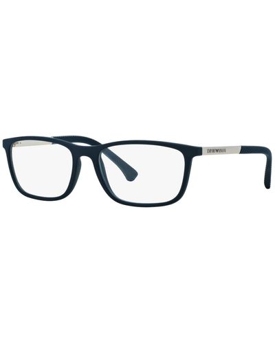 Emporio Armani Ea3069 Rectangle Eyeglasses - Multicolor