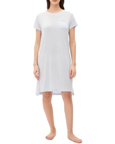 Gap Short-sleeve Pullover Dorm Nightgown - White
