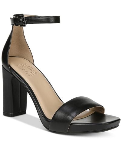 Naturalizer Joy Dress Ankle Strap Sandals - Black