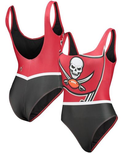 FOCO Tampa Bay Buccaneers Team One-piece Swimsuit - Red