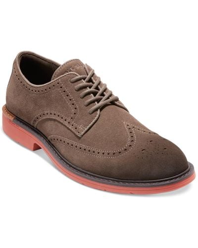 Cole Haan The Go-to Wingtip Oxford Dress Shoe - Brown