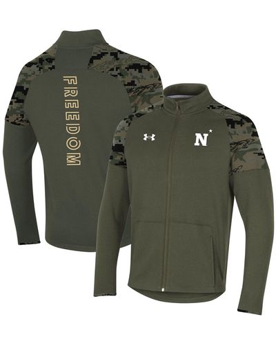 Under Armour Notre Dame Fighting Irish Freedom Full-zip Fleece Jacket - Green
