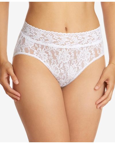 Hanky Panky Signature Lace French Brief Underwear - White