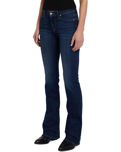 7 For All Mankind Mid-rise Bootcut Jeans - Blue