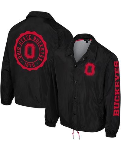The Wild Collective And Ohio State Buckeyes Coaches Full-snap Jacket - Red