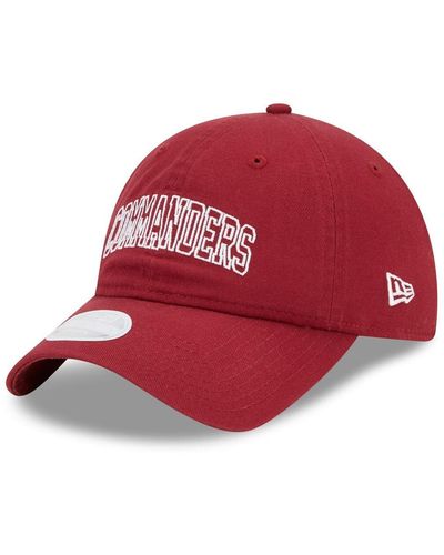 KTZ Washington Commanders Collegiate 9twenty Adjustable Hat - Red