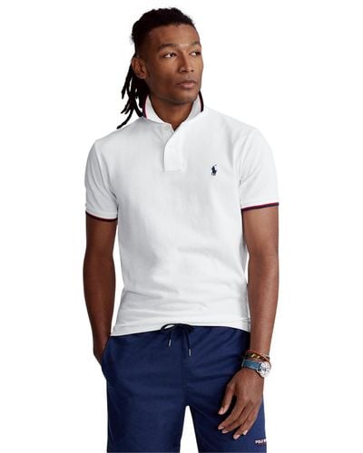 Polo Ralph Lauren Classic-fit Mesh Polo Shirt - White