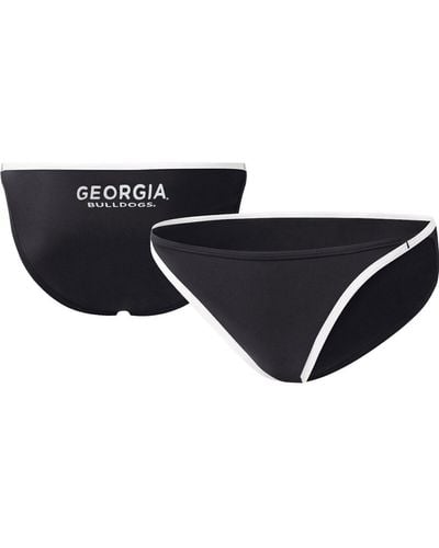 G-III 4Her by Carl Banks Georgia Bulldogs Play Action Bikini Bottoms - Black