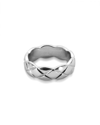 OMA THE LABEL Nneoma 1/4" Ring - White