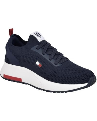 Tommy Hilfiger Zaide Classic Slip On jogger Sneakers - Blue