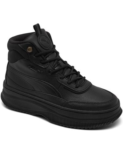 PUMA Mayra Casual Sneaker Boots From Finish Line - Black