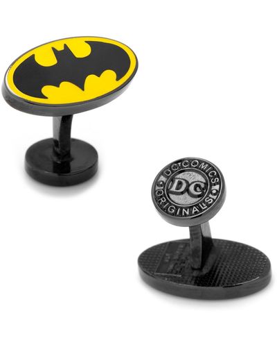 Cufflinks Inc. Transparent Enamel Batman Cufflinks - Black