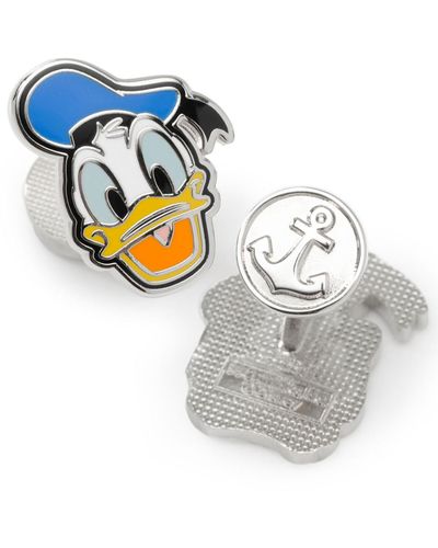 Disney Donald Duck Two Faces Cufflinks - Multicolor