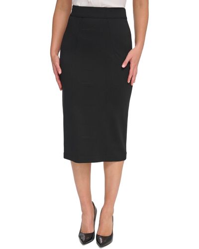 Tommy Hilfiger Workwear Knee Pencil Skirt - Black