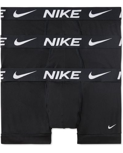Nike 3-pk. Dri-fit Essential Micro Trunk - Black