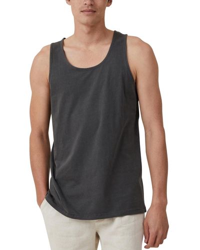 Cotton On Relaxed Fit Tank Top - Black