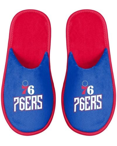 FOCO Philadelphia 76ers Scuff Slide Slippers - Blue