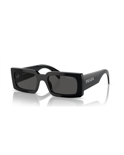 Prada Low Bridge Fit Sunglasses Pr A07sf - Black