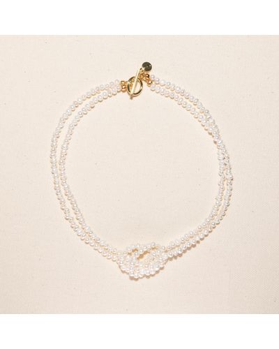 Joey Baby 18k Gold Plated Freshwater Pearls - Natural